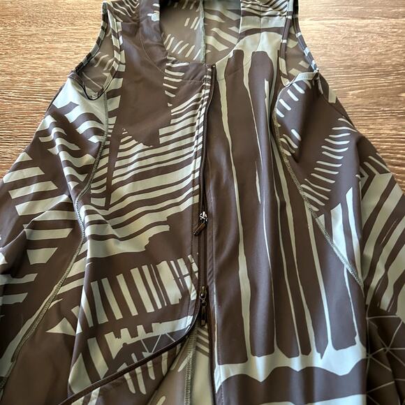 EUC Porto San Francisco Medina Zip-Up Vest Dress Sz 0 Abstract Print Sleeveless - Picture 14 of 16